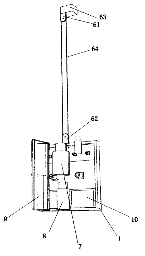 High-rise outer wall cleaning machine