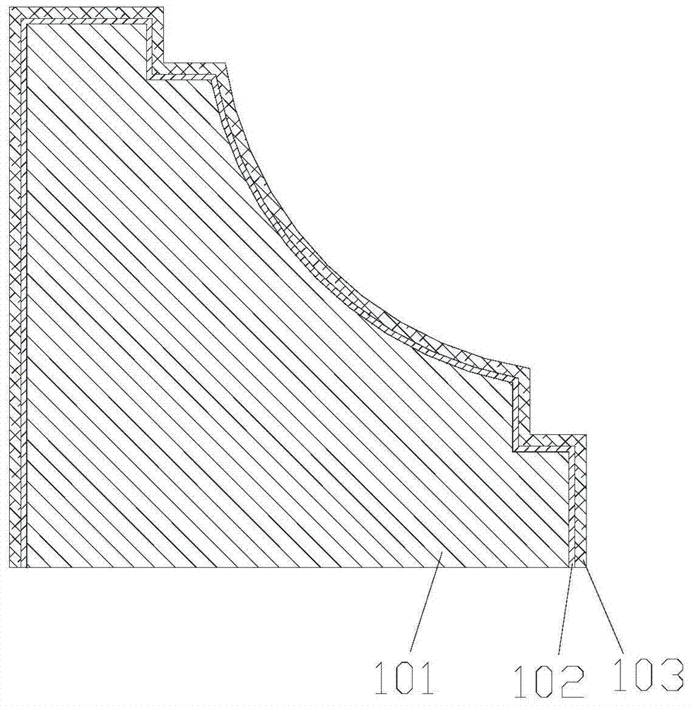 A foam line scraping device