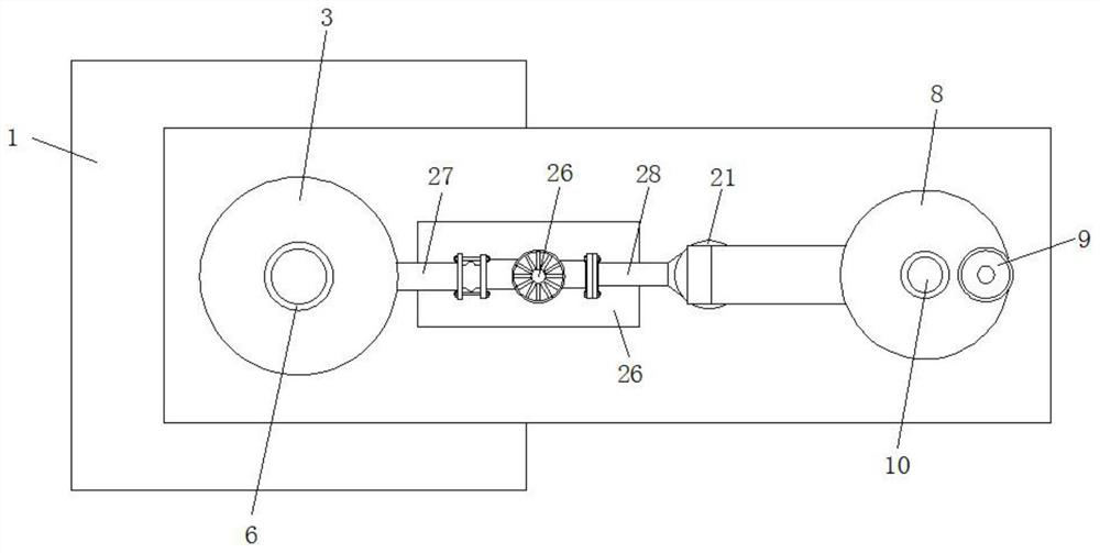 Magnetic ferrite core forming equipment feeding device