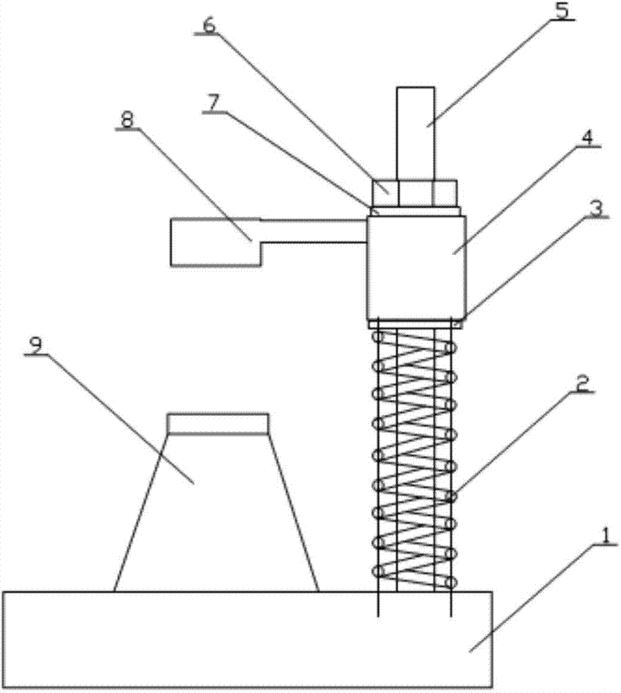 Adjustable caterpillar track section clamping device