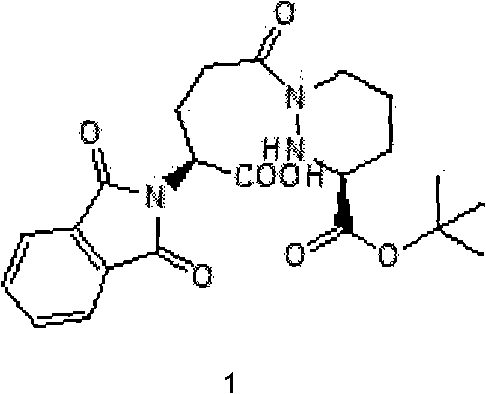 Antihypertensive drug cilazapril intermediate and preparation method thereof