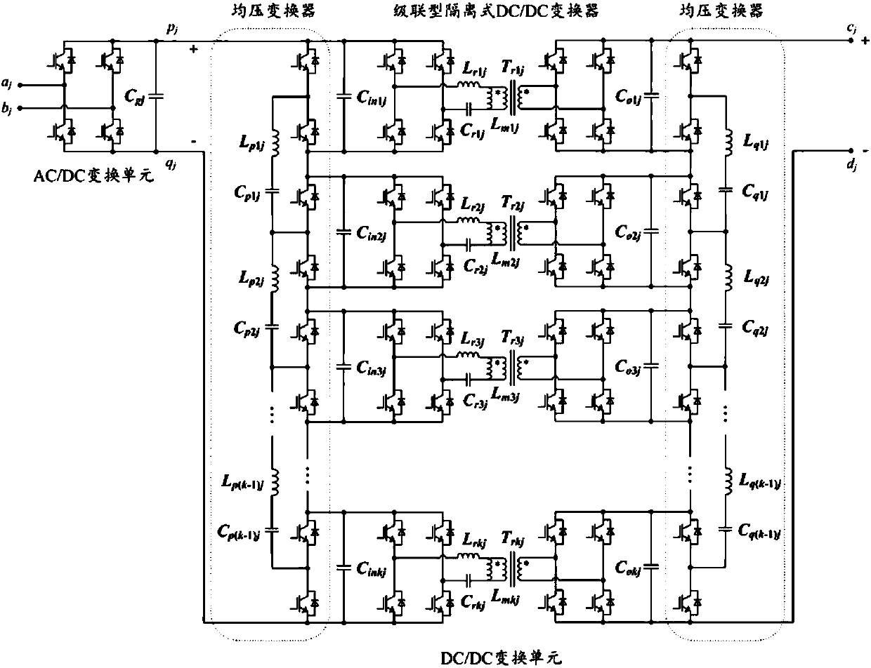 Novel AC power electronic transformer topological structure