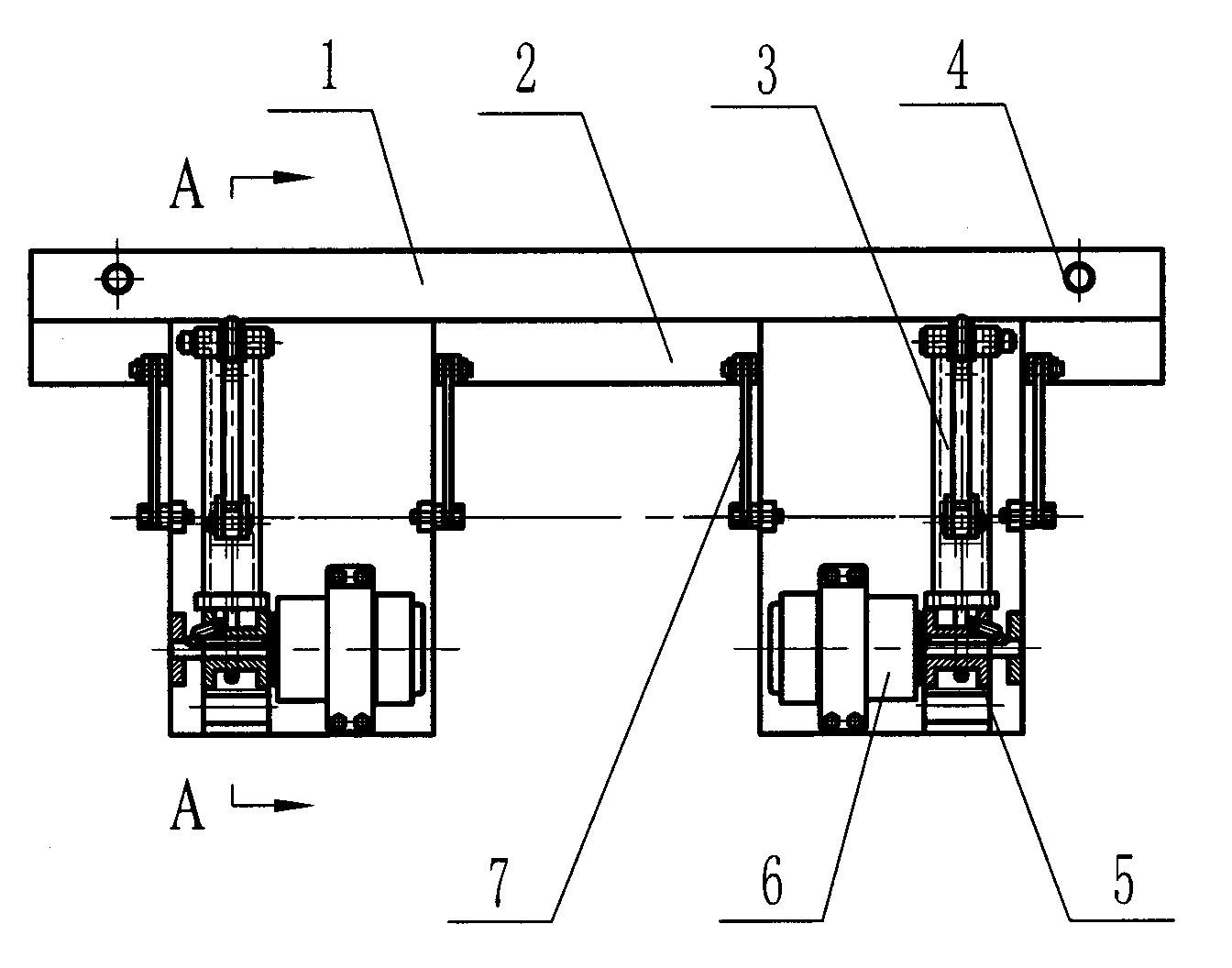 Traction type anti-kidnapping device for automobile