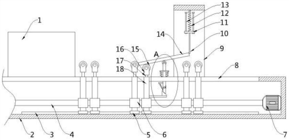 Sanding device for processing fireproof boards