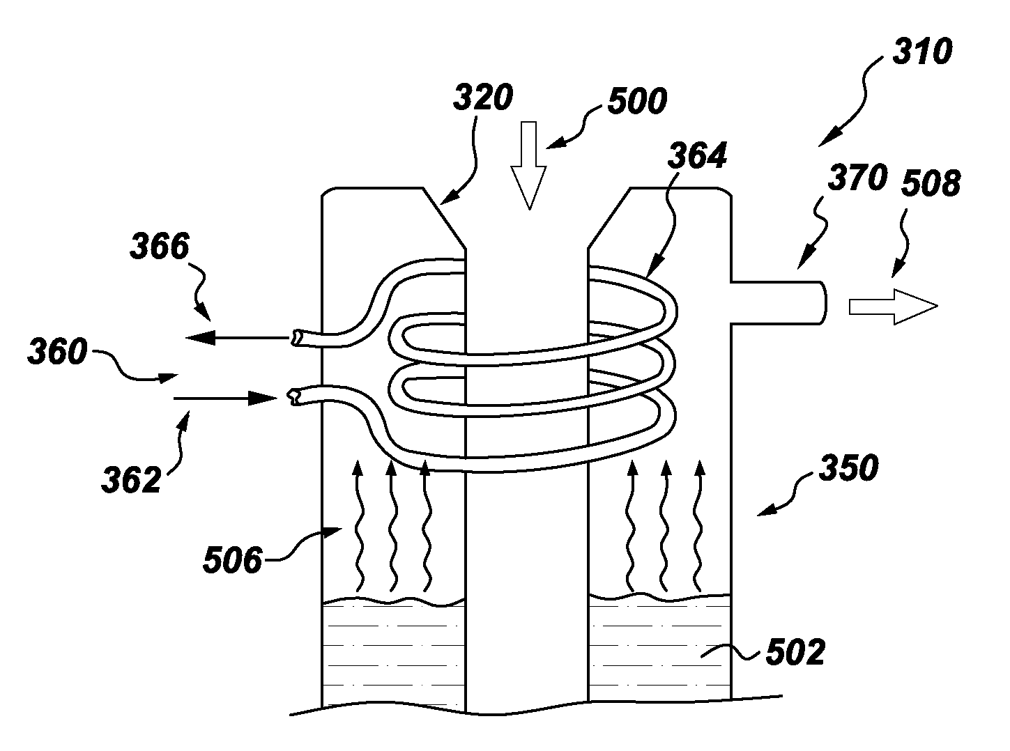 Gasification quench chamber and scrubber assembly