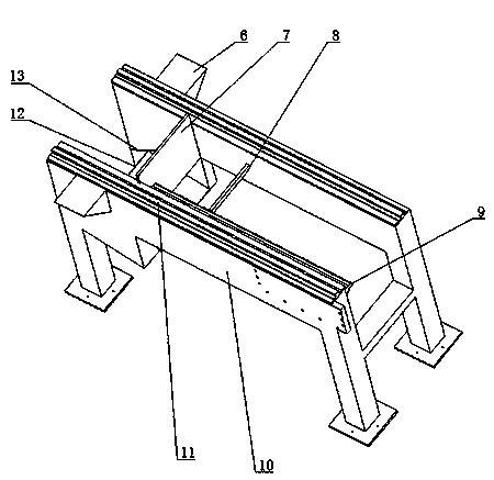 Band sawing machine for cutting waste lead-acid storage batteries