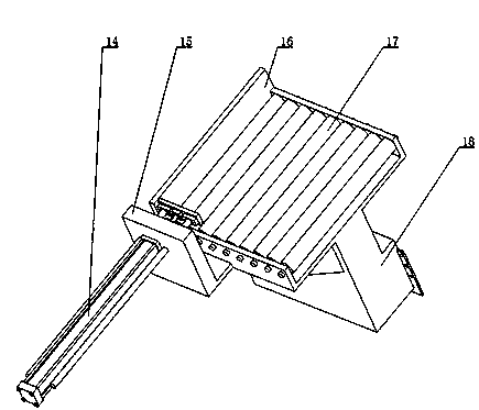 Band sawing machine for cutting waste lead-acid storage batteries