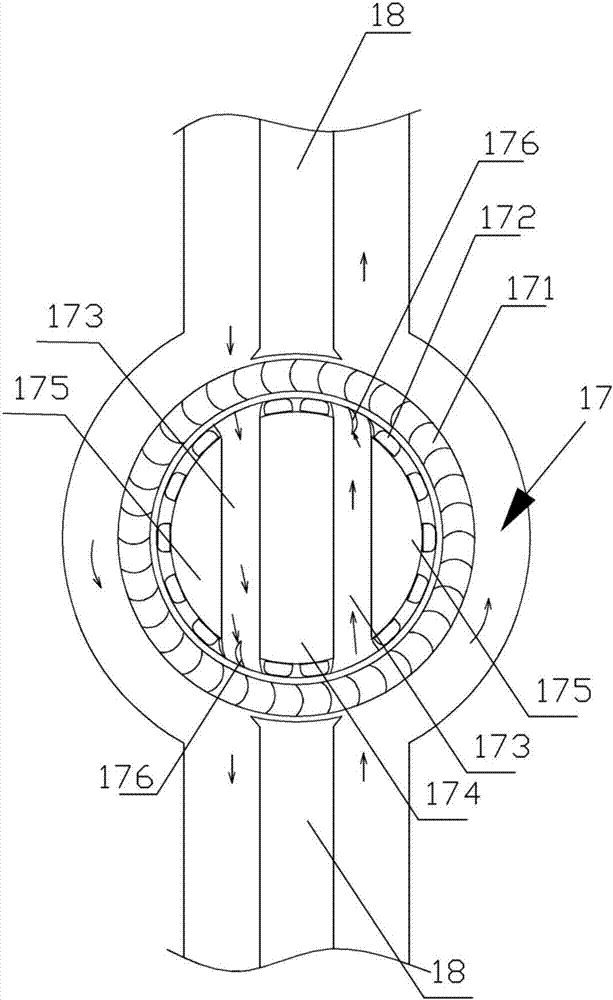 Arc wind channel high-power wind power generation system