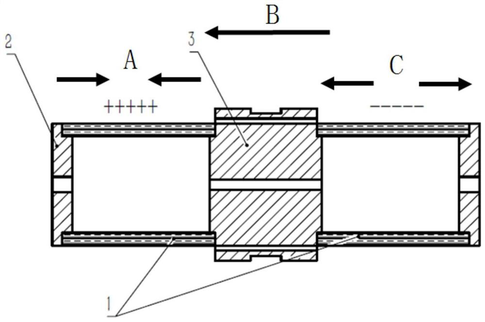 Vibration balance type low-noise deep sea hydrophone and manufacturing method thereof