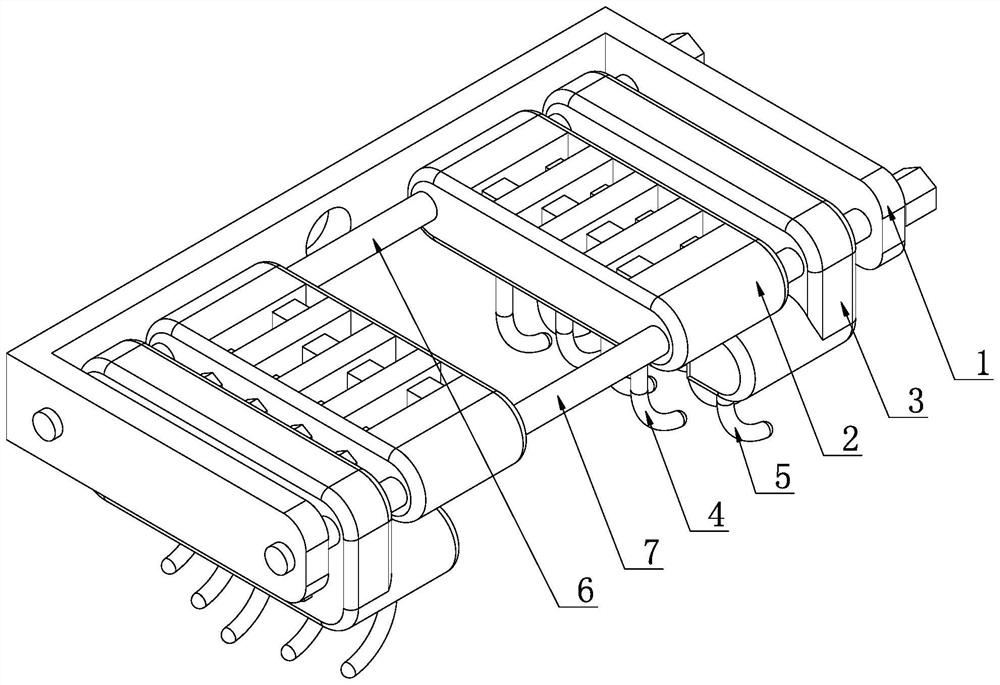 Muscle fascia opening and fixing device for breast cancer operation