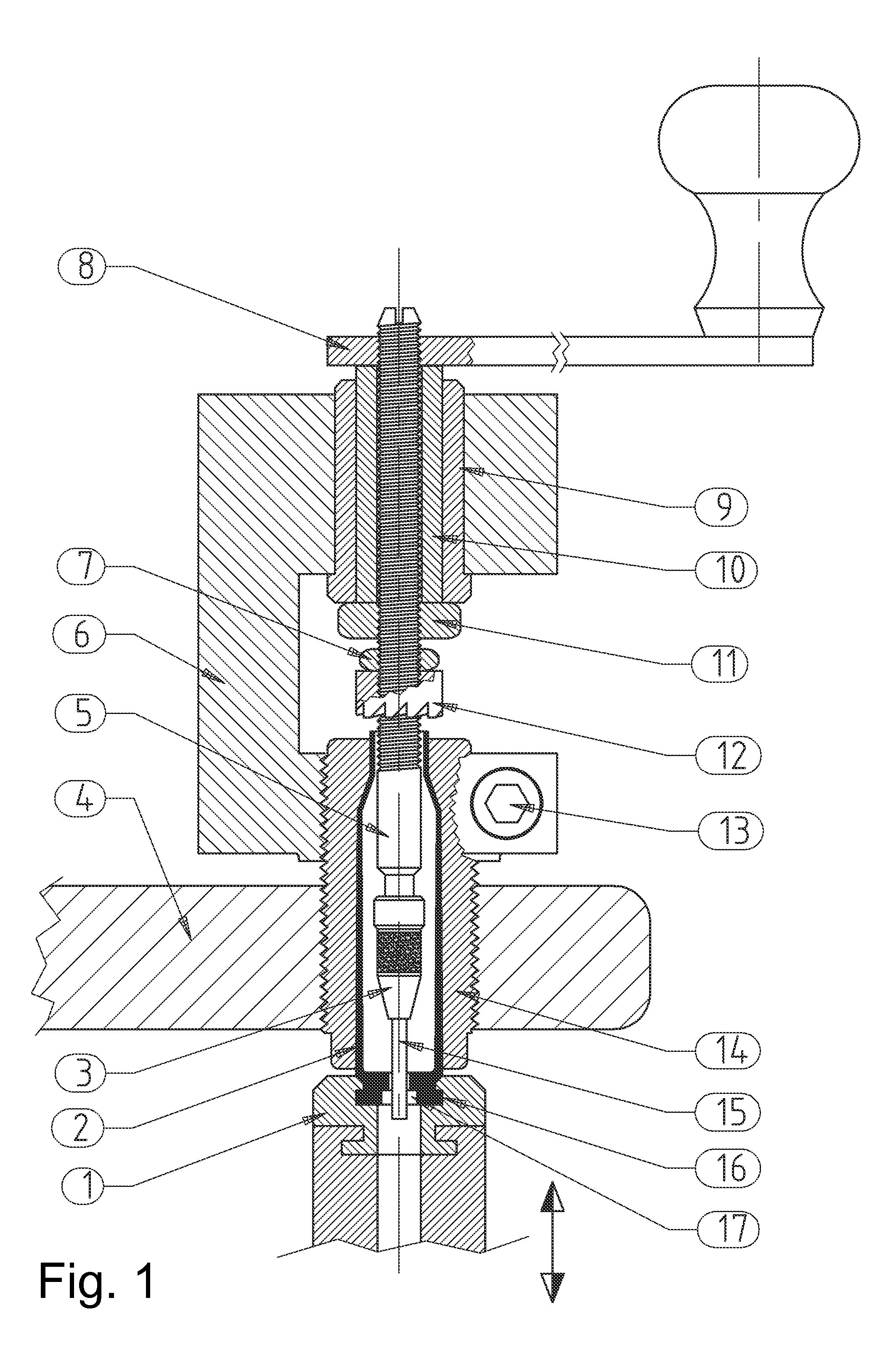 Trimming and sizing device to produce or prepare empty cartridge cases and a method to produce or prepare empty cartridge cases