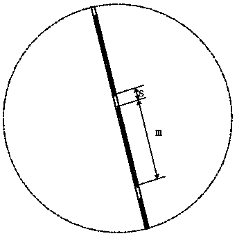 Slotted air film cooling structure for guide blades of turbines