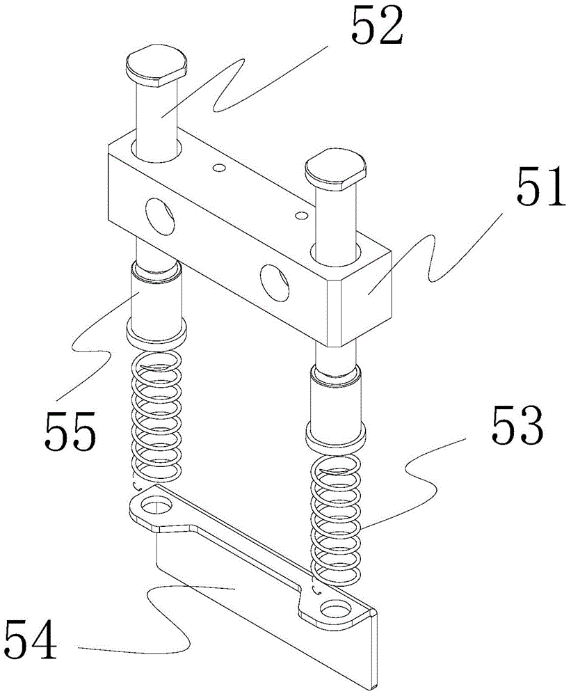 Bag cutting mechanism of connected packing bag slitting unit machine