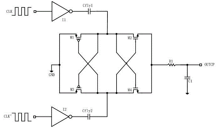 Control circuit applied to SOI (silicon on insulator) CMOS (complementary metal oxide semiconductor) radiofrequency switches