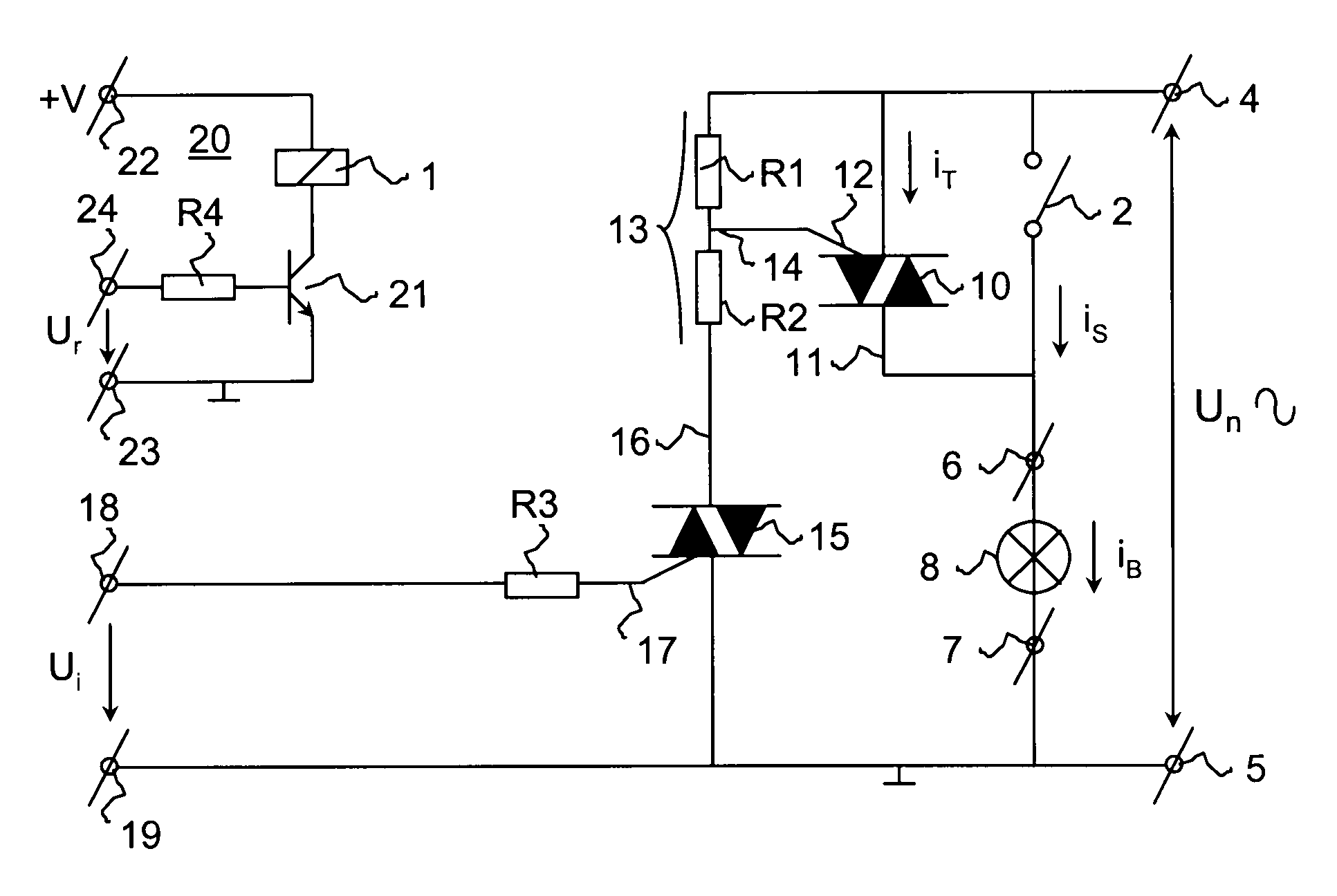 Hybrid electrical switching device