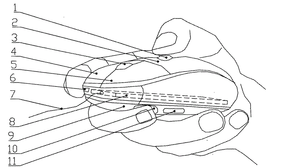 Desktop and handheld dual-purpose mouse and using method thereof