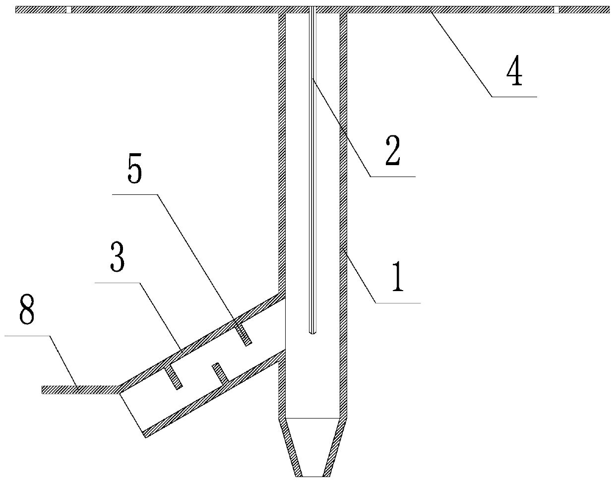 An ignition nozzle for improving the ignition stability of an aero-engine