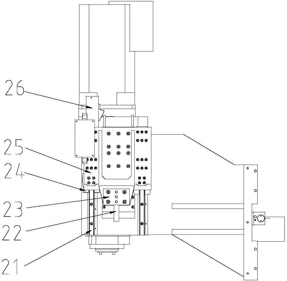 Turn-milling combined-type drilling and tapping center