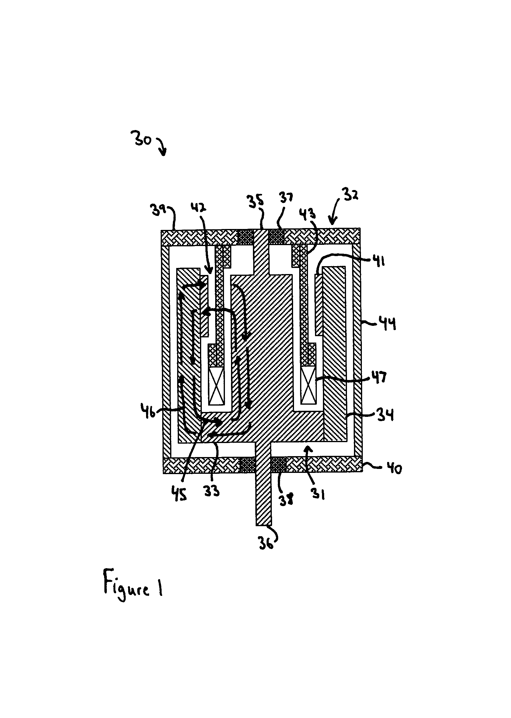 Compact heteropolar hybrid alternator-motor