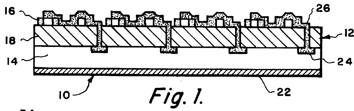 Monolithic x-ray image detector and method of manufacturing