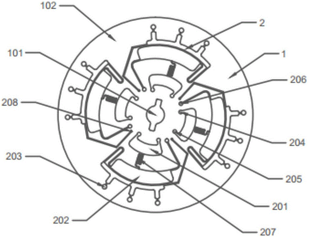 High-flux bacterial colony testing chip, system and method