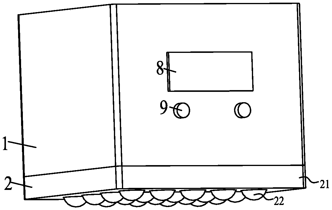 Piezoelectric skin detector