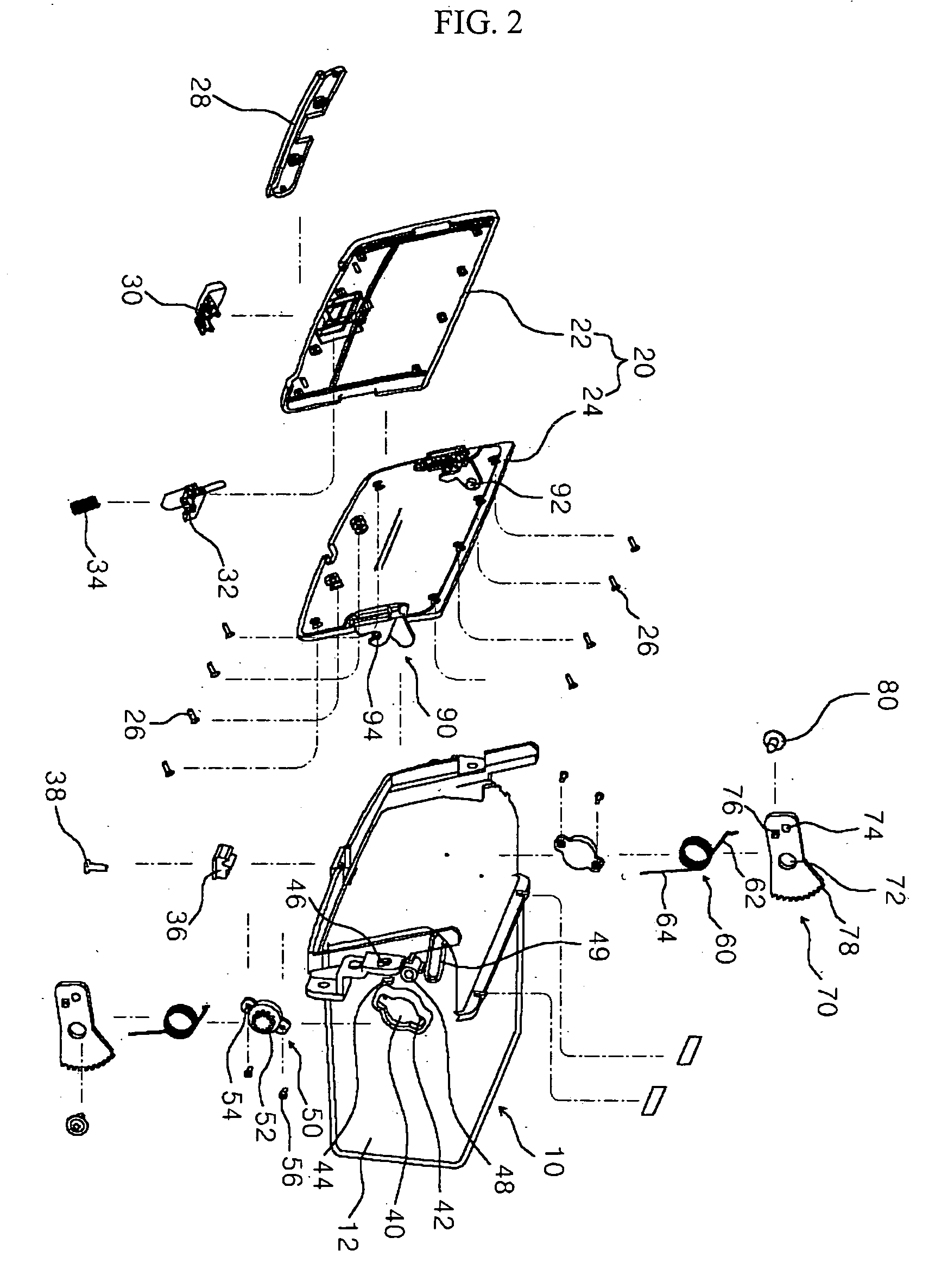 Open-type tray