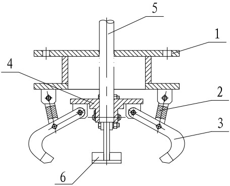 Cap-grabbing manipulator on the smoke guiding vehicle