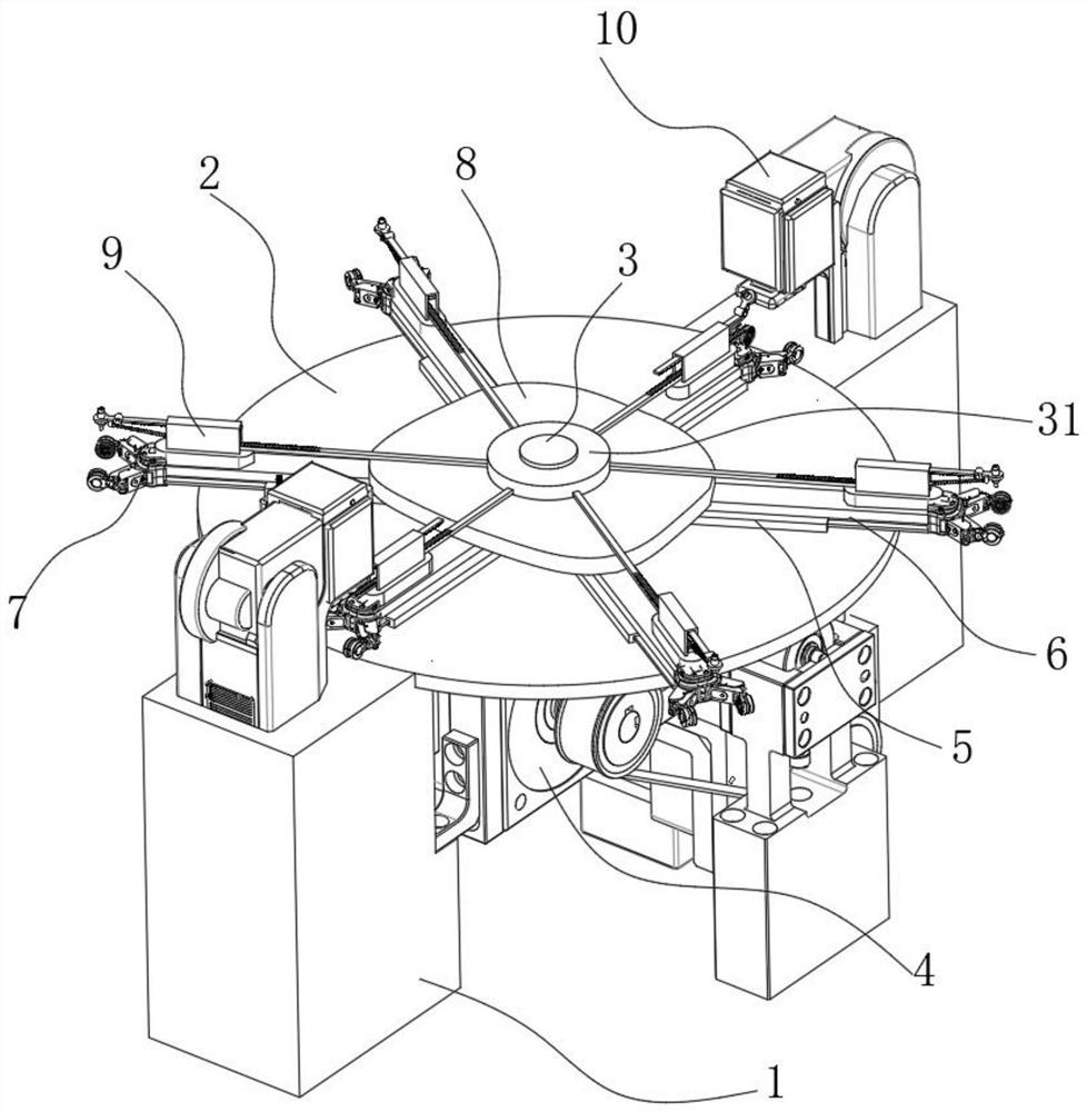 Continuous automatic feeding equipment of punching machine