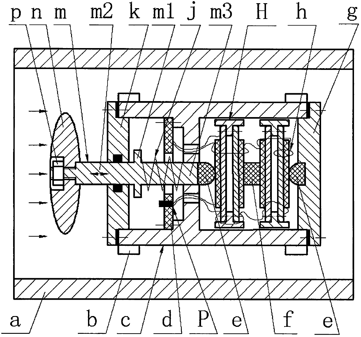 A pipeline flow velocity monitor