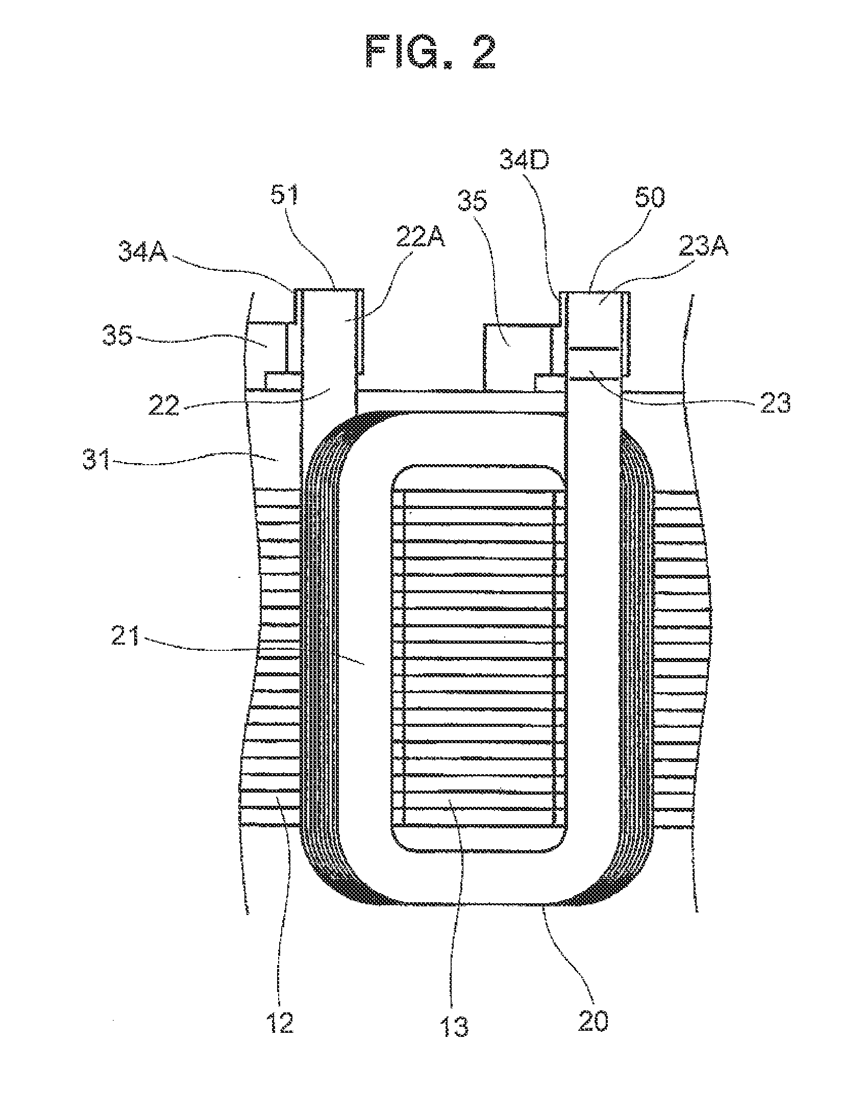 Stator for rotary electric machine and method for manufacturing the stator