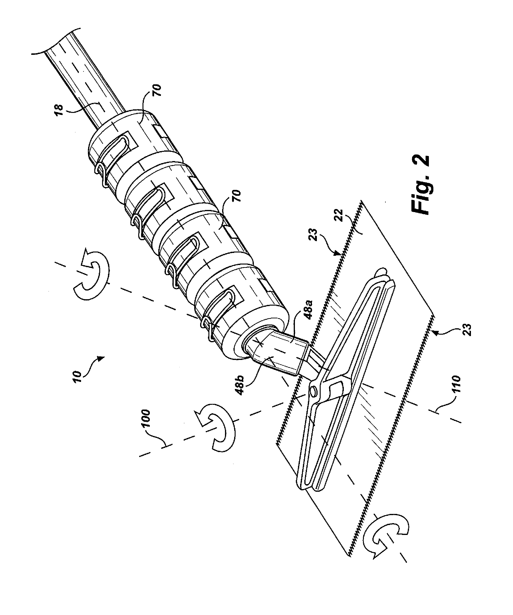 Upright trowel