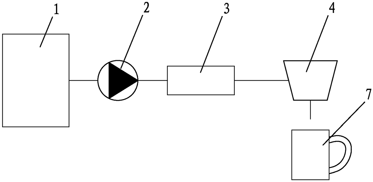 Method for making cold coffee and coffee maker using method