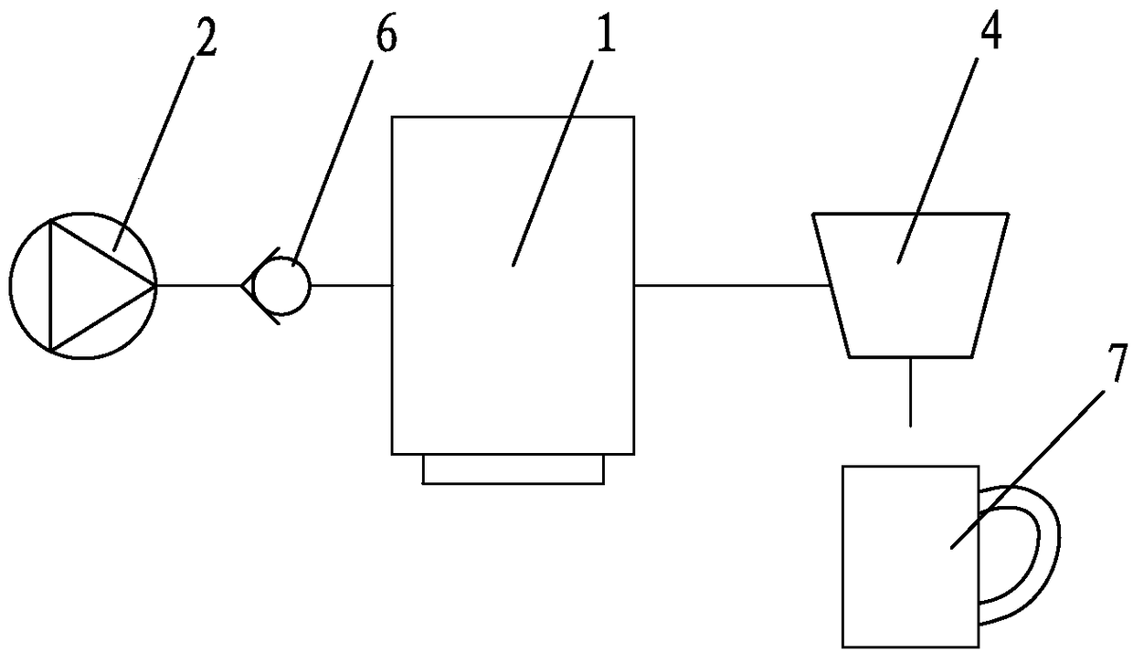 Method for making cold coffee and coffee maker using method