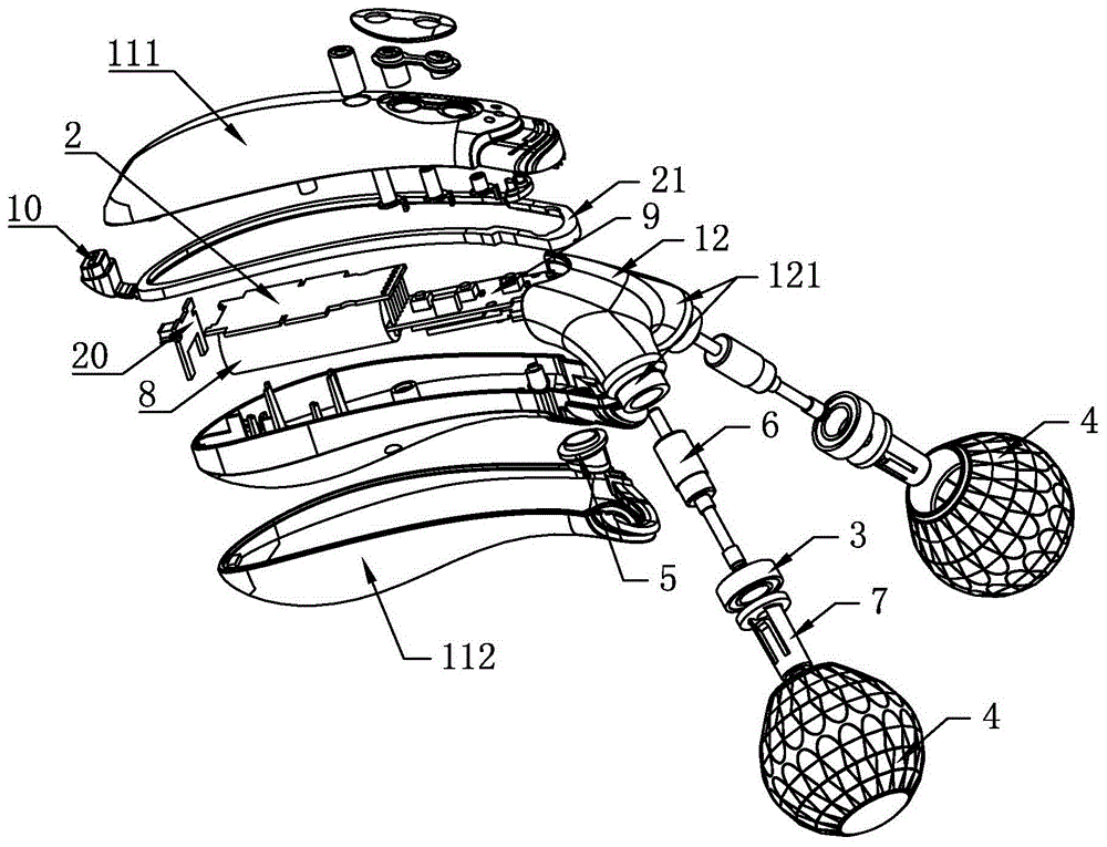 A multifunctional massager