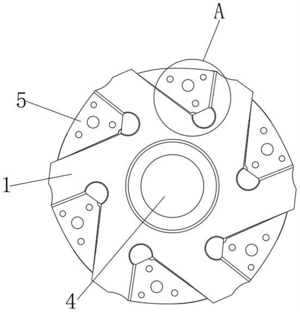 Indexable arc thread milling cutter based on aero-engine