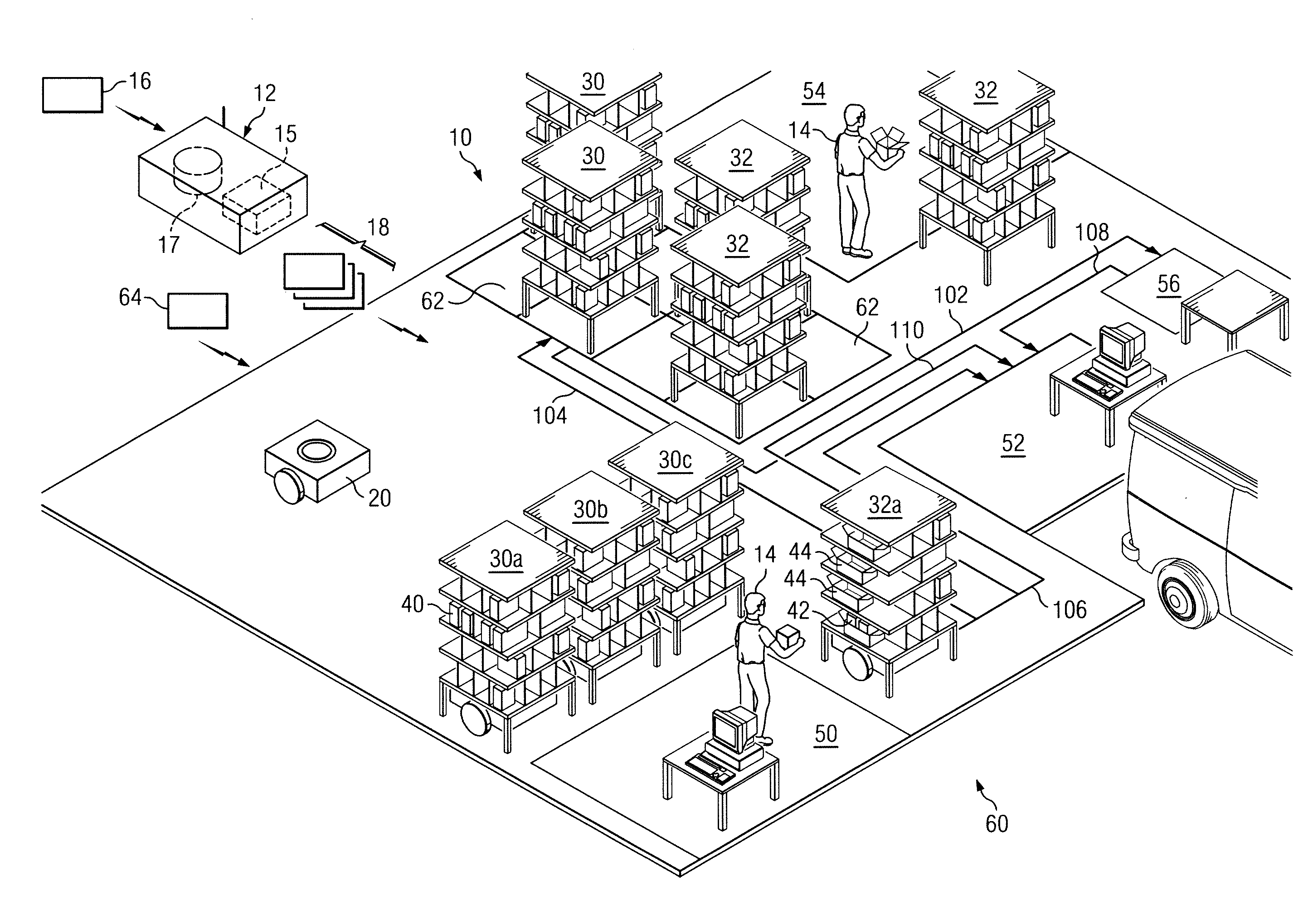 System and method for filling an order