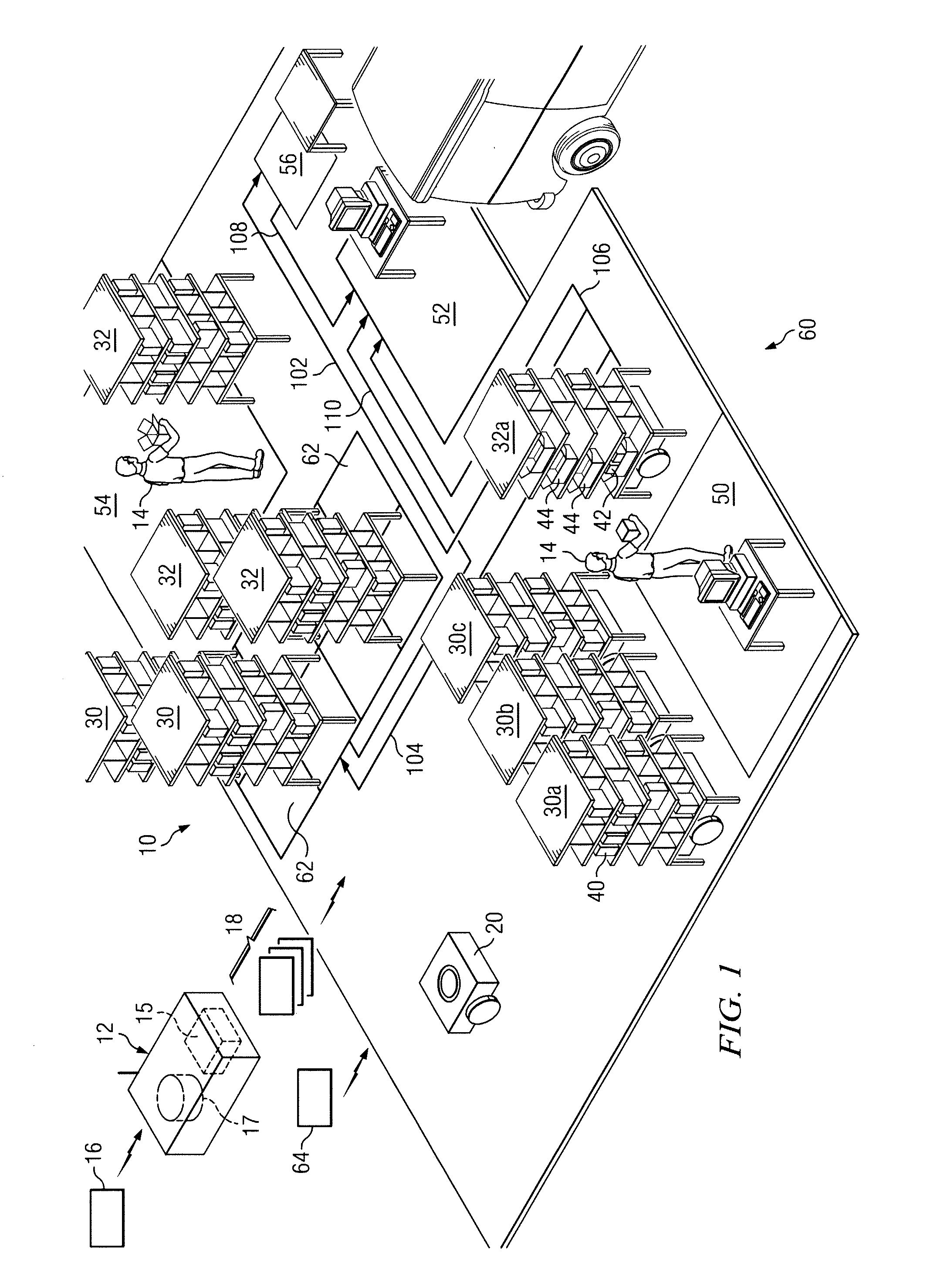 System and method for filling an order