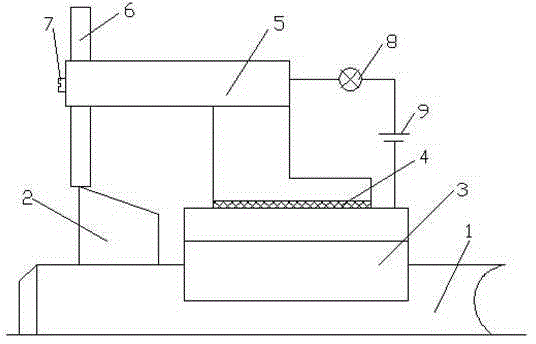 Tool setting device for boring processing