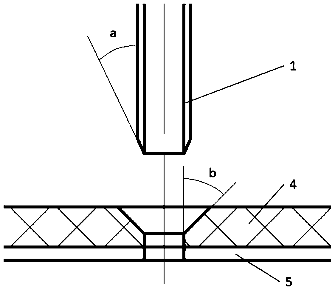 Electrofluid jet printing method and device controlled by electric field-flow field mixing