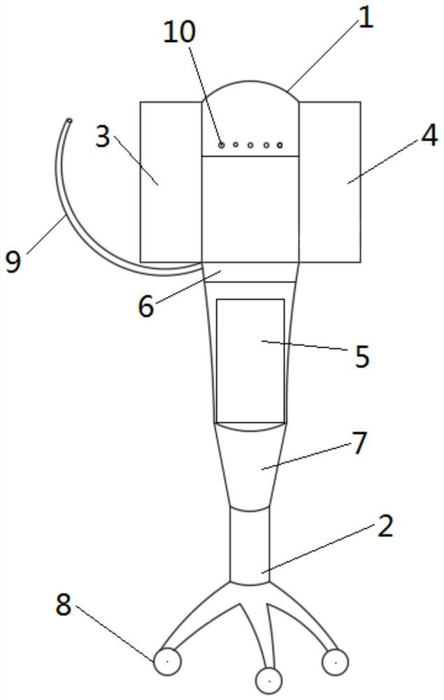 Medical visual oral cavity washing therapeutic apparatus