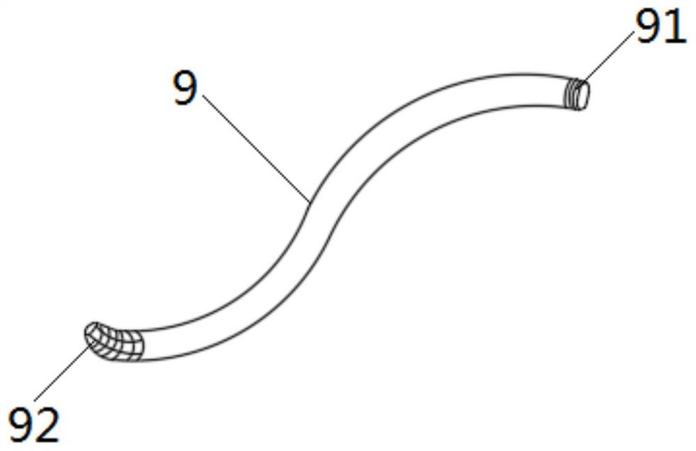 Medical visual oral cavity washing therapeutic apparatus