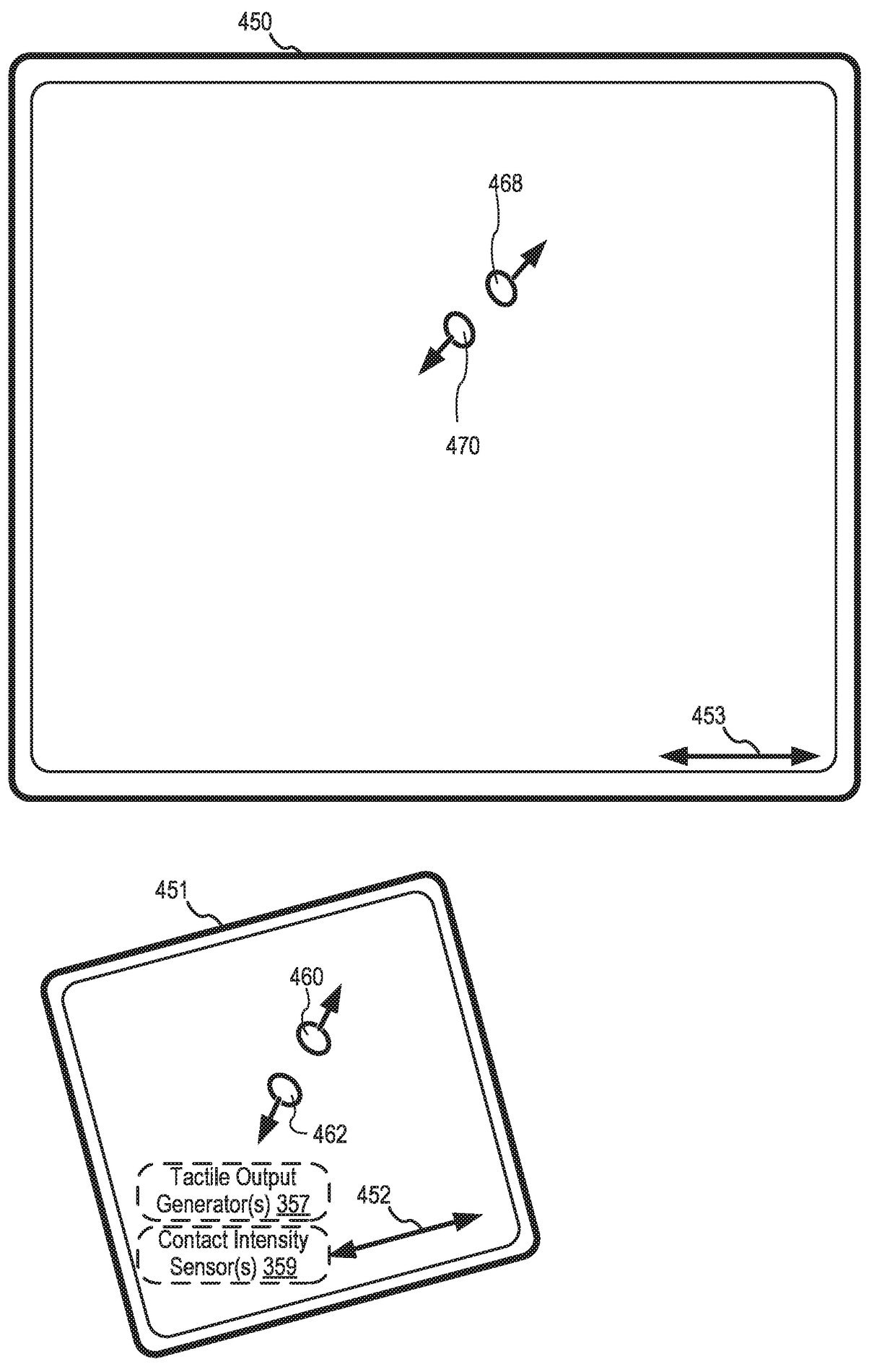 Dynamically adjusting touch hysteresis based on contextual data