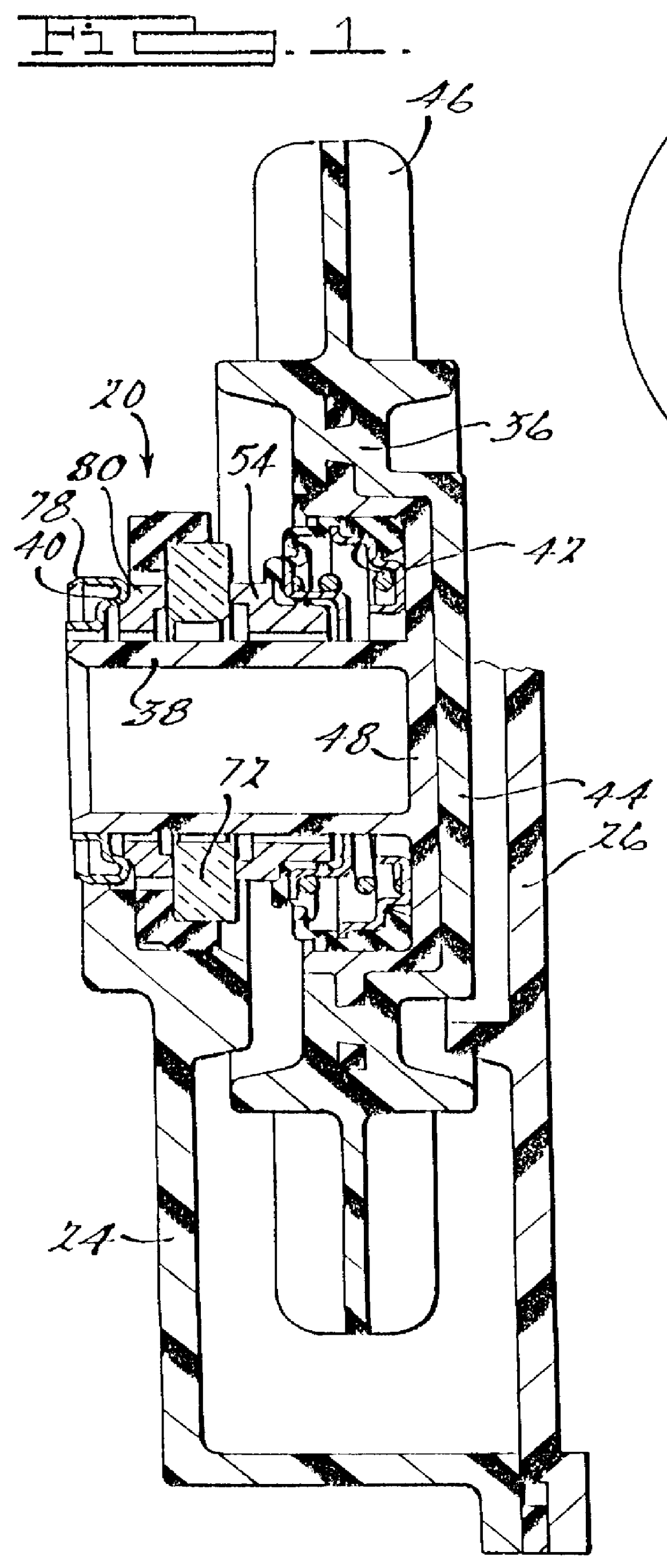 Unitized seal impeller thrust system