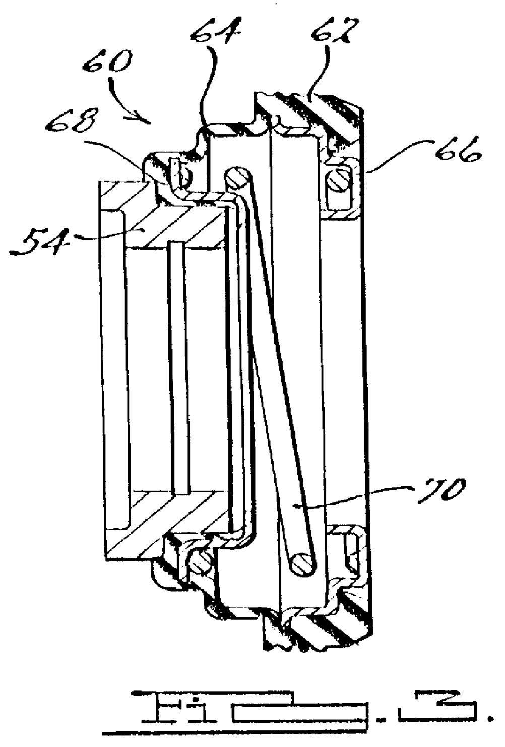 Unitized seal impeller thrust system