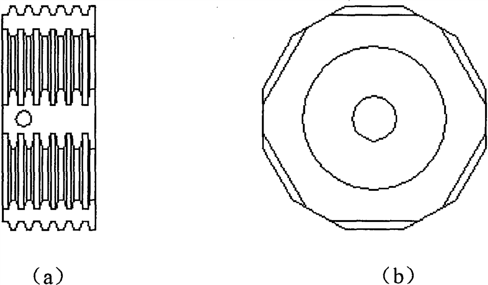 A bullet with a helical deceleration device