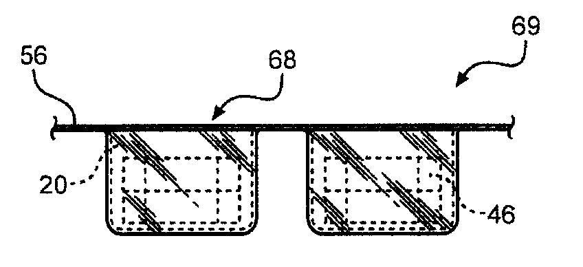 Hffs packaging method and apparatus for refrigerated dough