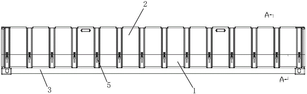 PE foaming once-molded large rotational molding packaging box and manufacturing process thereof