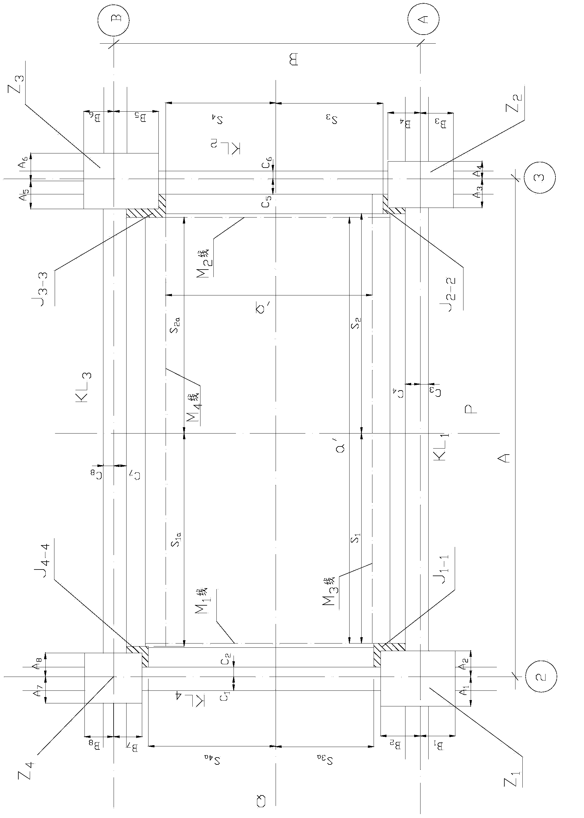 Matching board design method for combined building template system