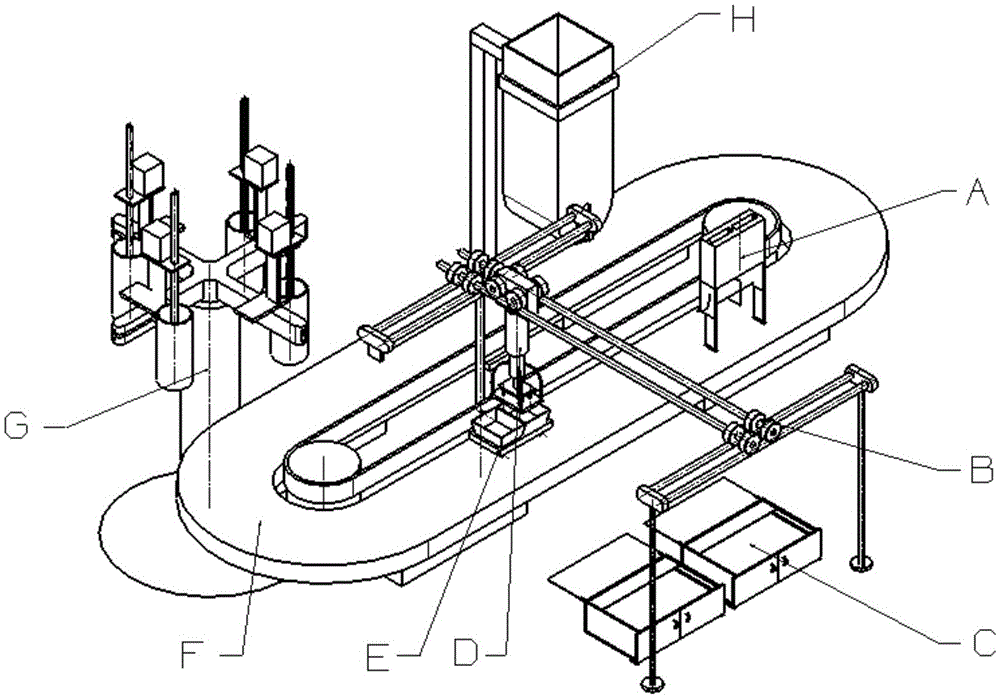 Automatic hamburger making machine